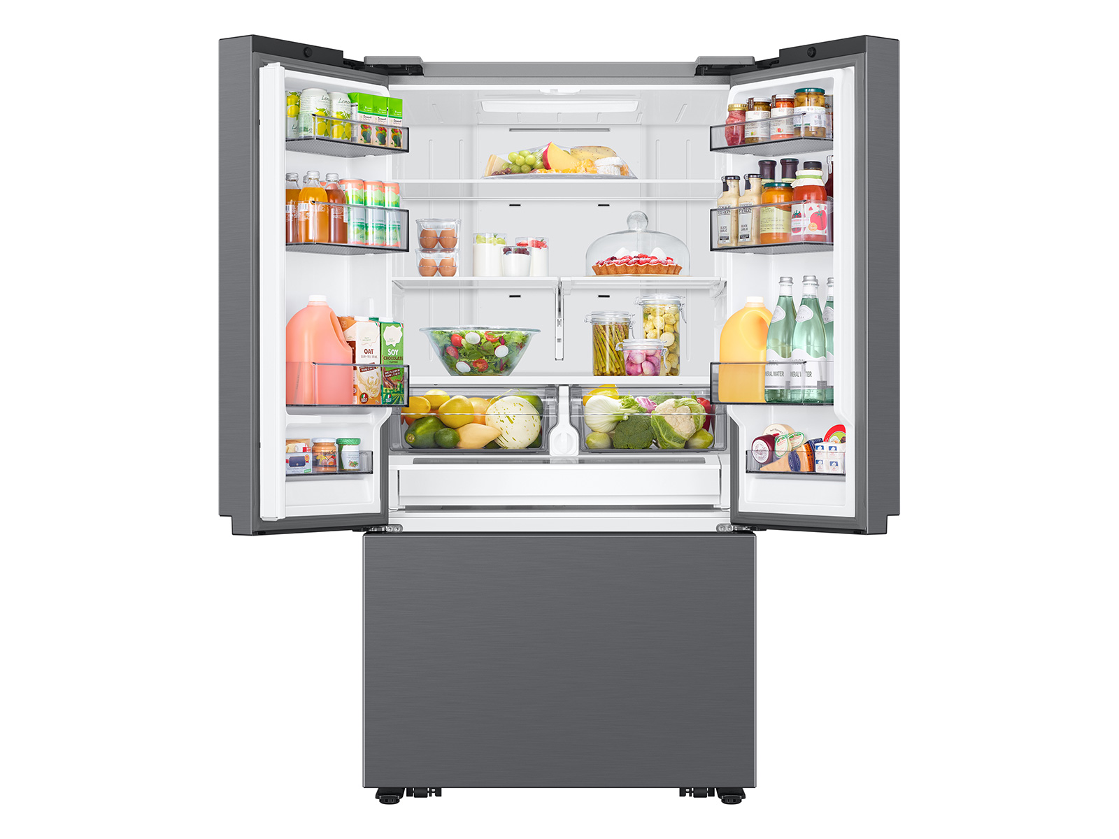Thumbnail image of 27 cu. ft. Counter Depth Mega Capacity 3-Door French Door Refrigerator with Dual Auto Ice Maker in a Stainless Look