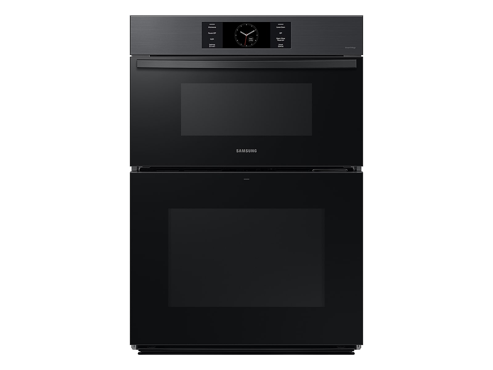 Samsung Bespoke 30" Microwave Combination Wall Oven with with Flex Duo™ in Matte in Black Steel(NQ70CG700DMTAA)