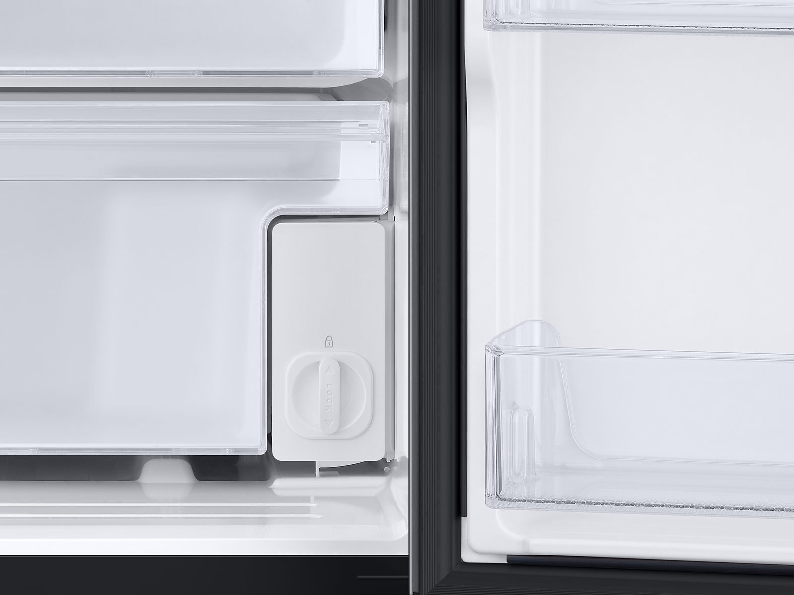 Thumbnail image of 27.3 cu. ft. Smart Side-by-Side Refrigerator with Family Hub™ in Black Stainless Steel