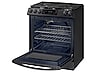 Thumbnail image of 6.0 cu. ft. Smart Slide-in Gas Range with Convection in Black Stainless Steel