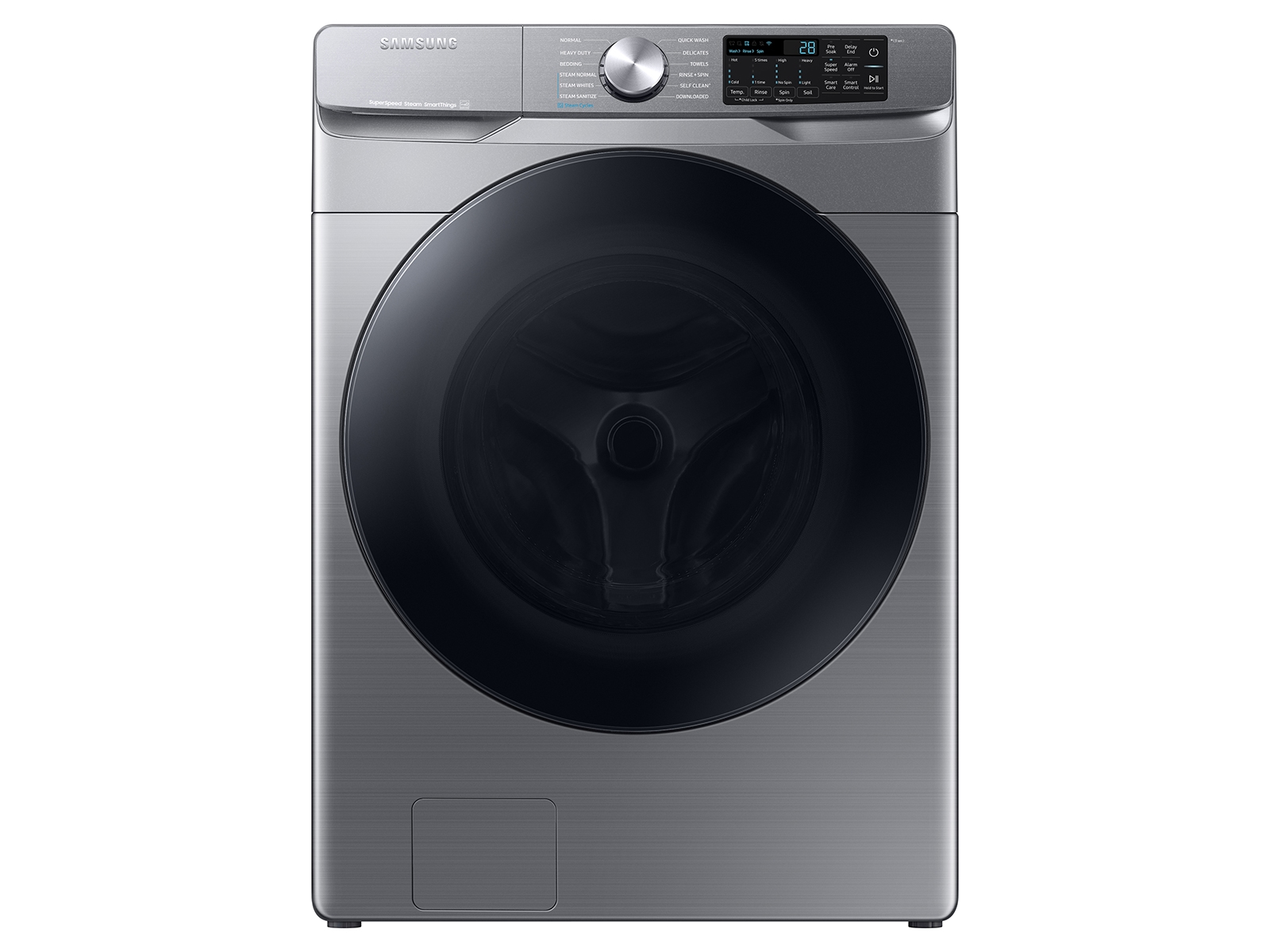 Photos - Washing Machine Samsung 4.5 cu. ft. Large Capacity Smart Front Load Washer with Super Spee 