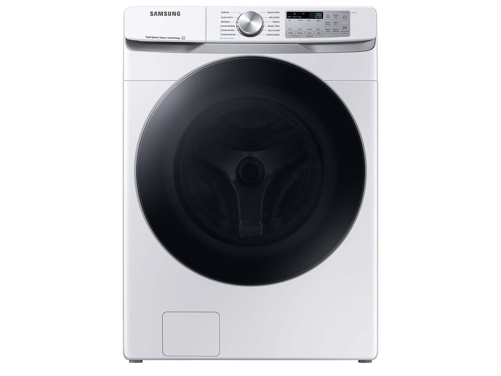 Photos - Washing Machine Samsung 4.5 cu. ft. Large Capacity Smart Front Load Washer with Super Spee 