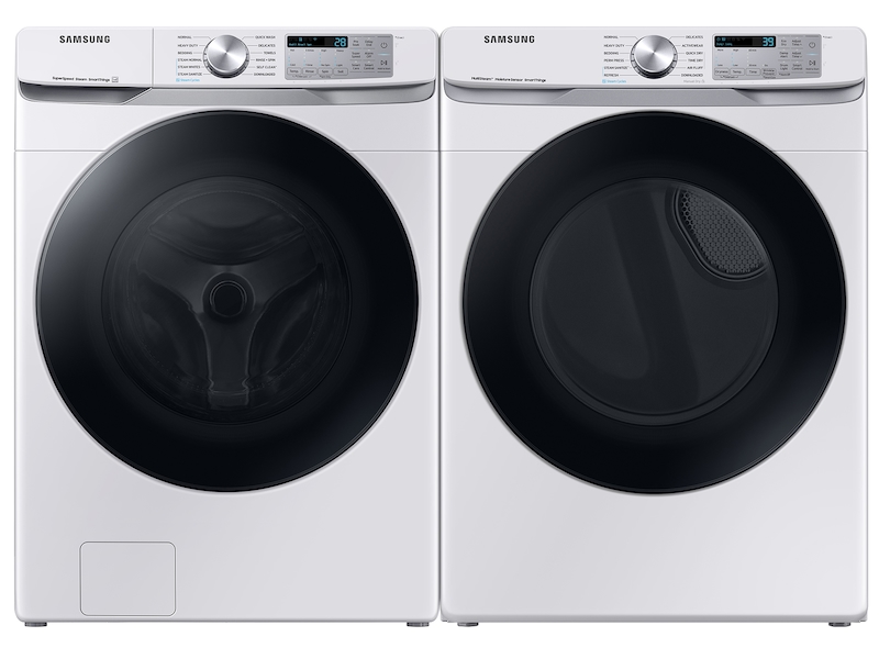 4.5 cu. ft. Large Capacity Smart Front Load Washer with Super Speed Wash - White