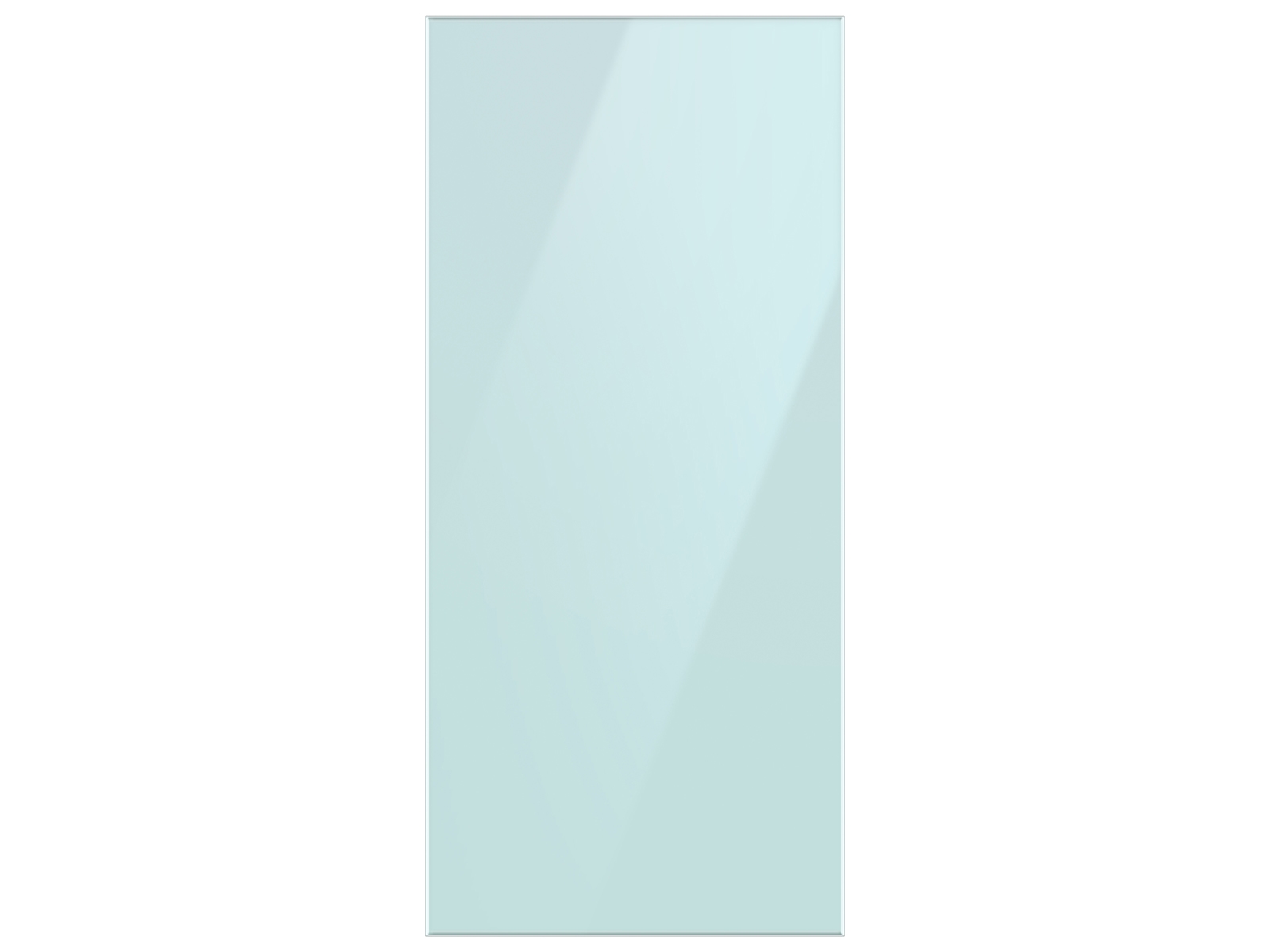 Photos - Fridge Samsung Bespoke 4-Door Flex™ Refrigerator Panel in Morning in Blue Glass  