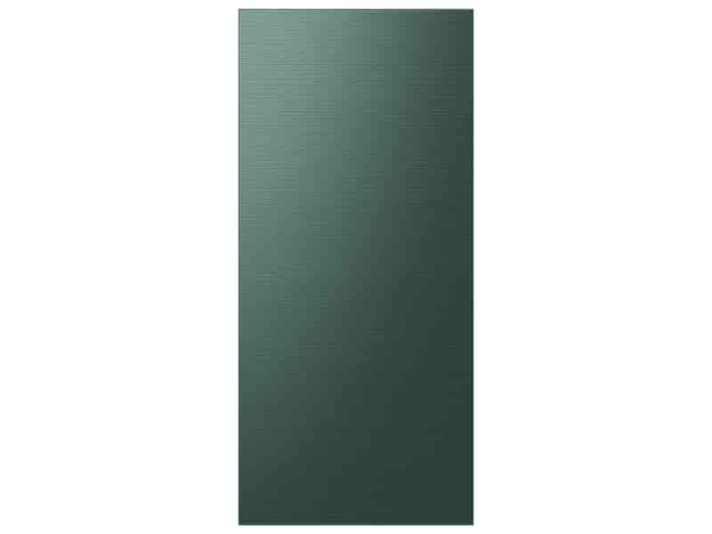 Bespoke 4-Door Flex™ Refrigerator Panel in Emerald Green Steel - Top Panel