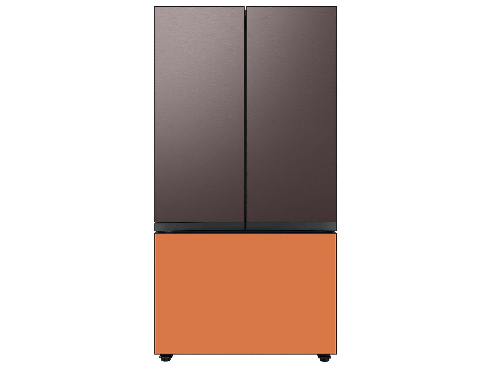 Thumbnail image of Bespoke 3-Door French Door Refrigerator Panel in Tuscan Steel - Top Panel