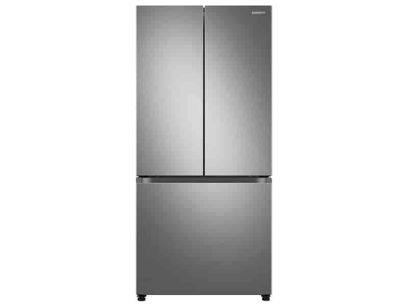 25 cu. ft. 33” 3-Door French Door Refrigerator with Dual Auto Ice Maker in Stainless Steel