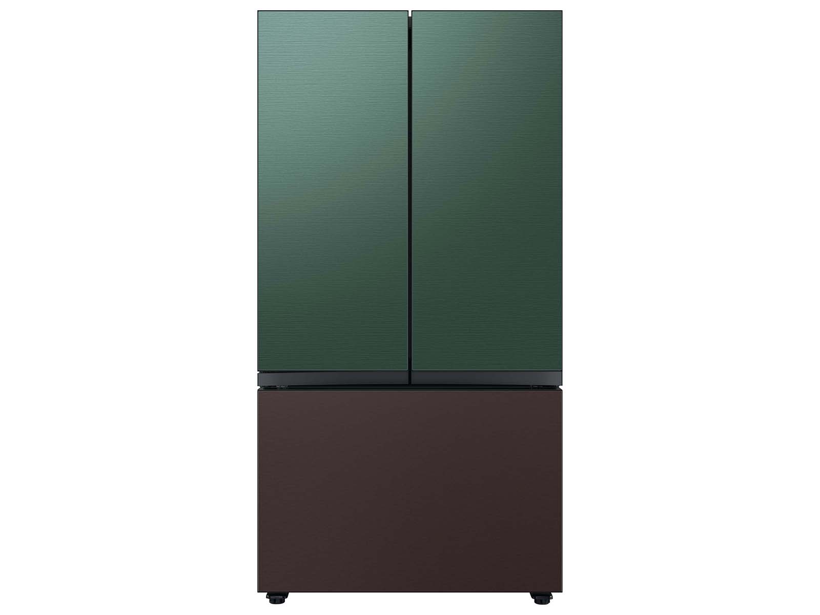 Thumbnail image of Bespoke 3-Door French Door Refrigerator Panel in Tuscan Steel - Bottom Panel