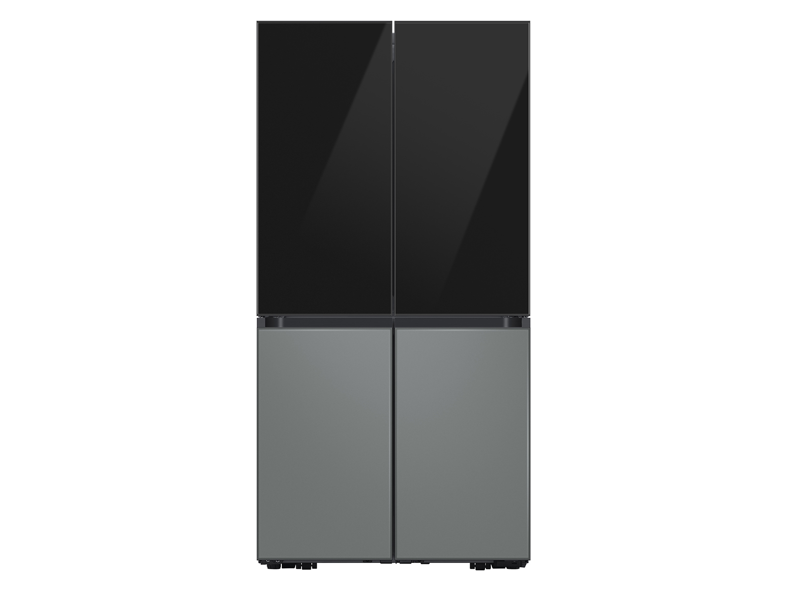 Thumbnail image of Bespoke 4-Door Flex&trade; Refrigerator Panel in Charcoal Glass - Top Panel