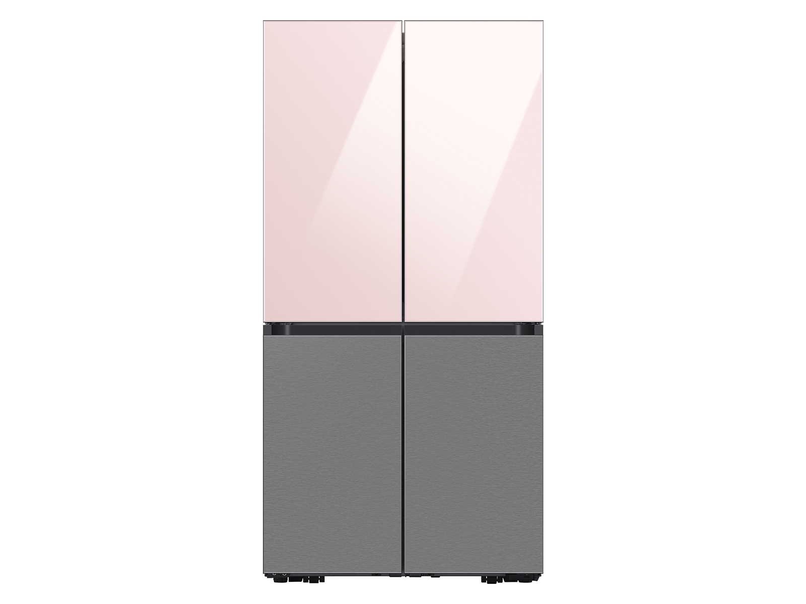 Thumbnail image of Bespoke 4-Door Flex™ Refrigerator Panel in Pink Glass - Top Panel