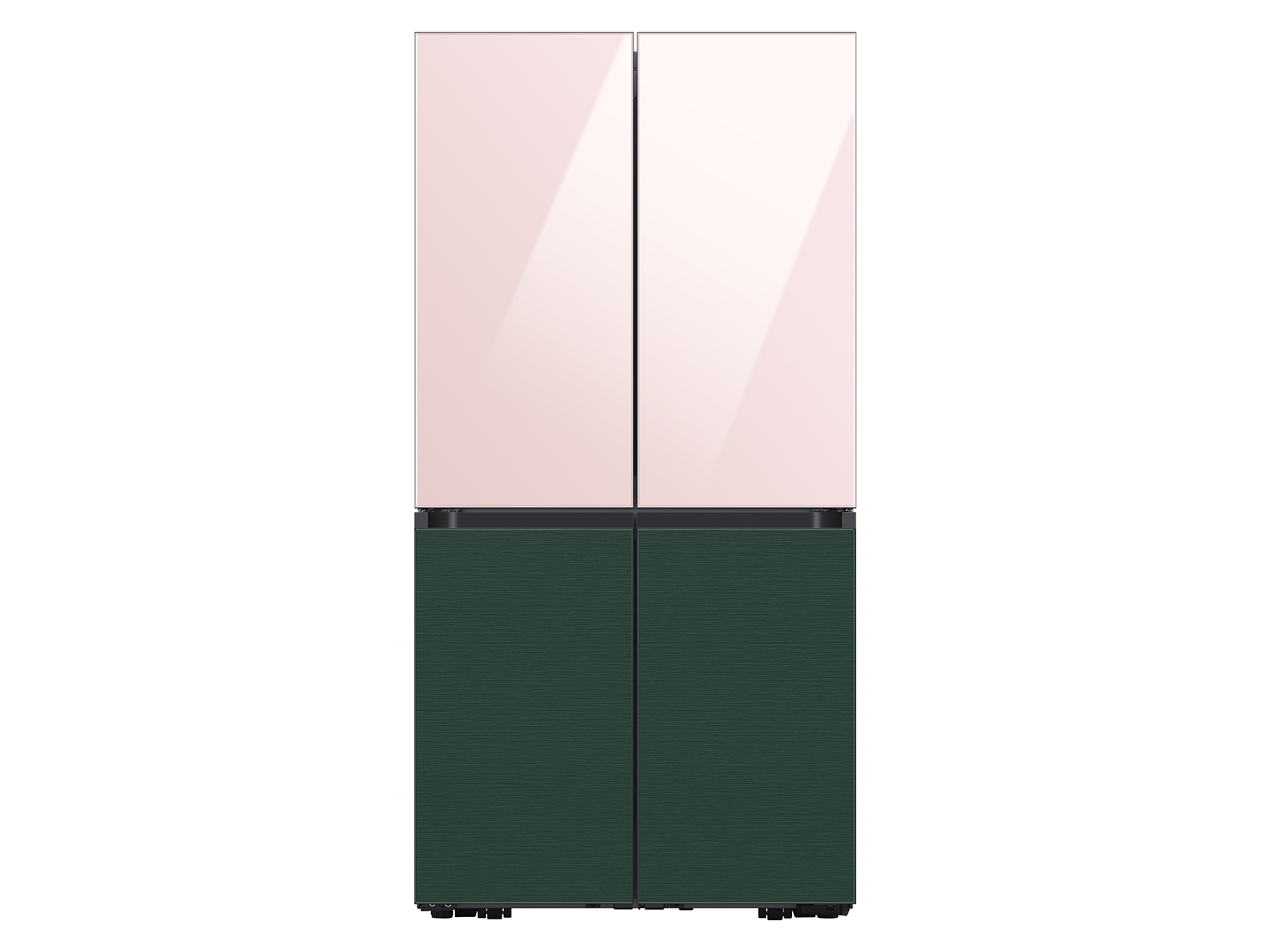 Thumbnail image of Bespoke 4-Door Flex™ Refrigerator Panel in Pink Glass - Top Panel