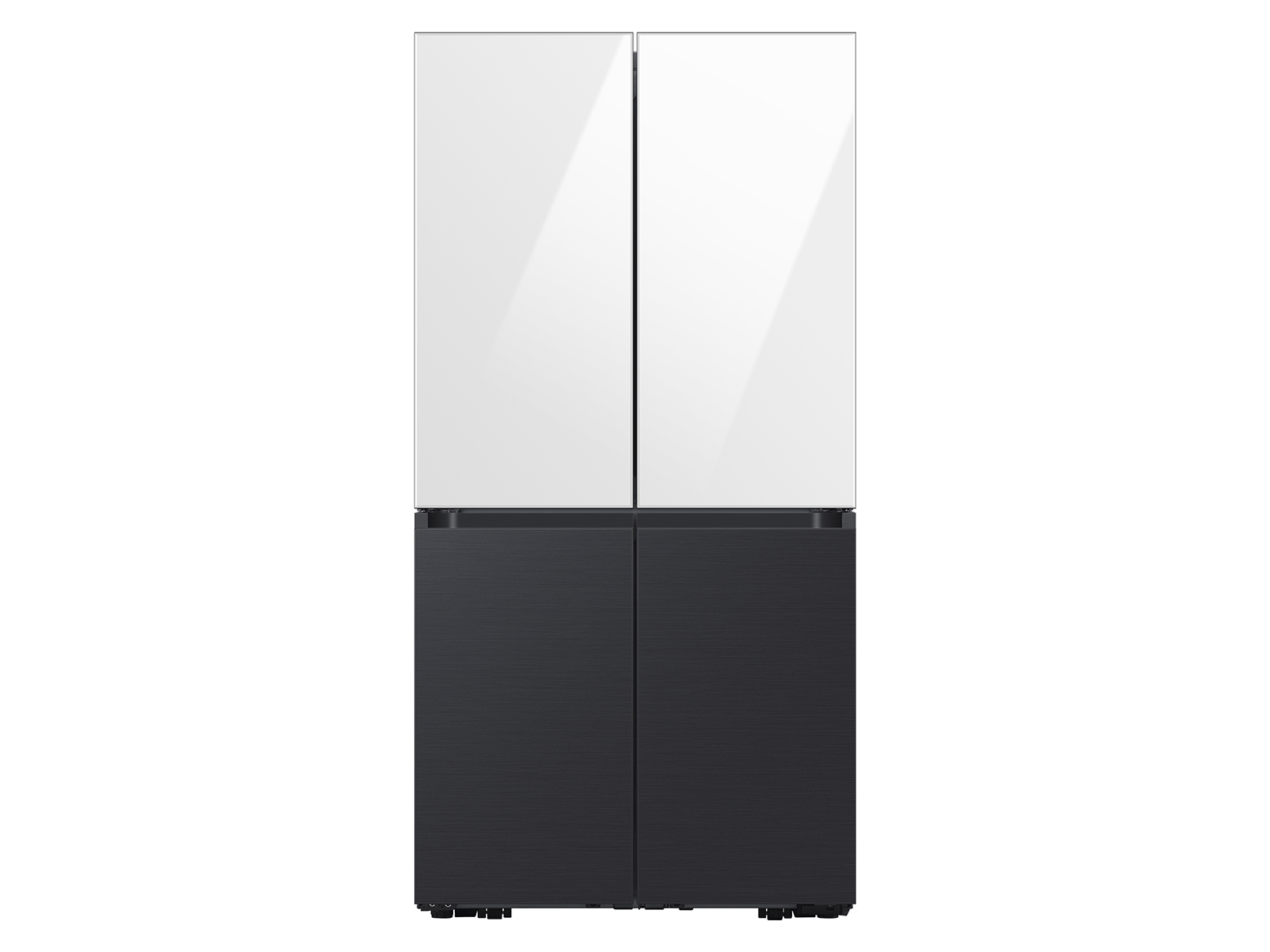 Thumbnail image of Bespoke 4-Door Flex™ Refrigerator Panel in White Glass - Top Panel