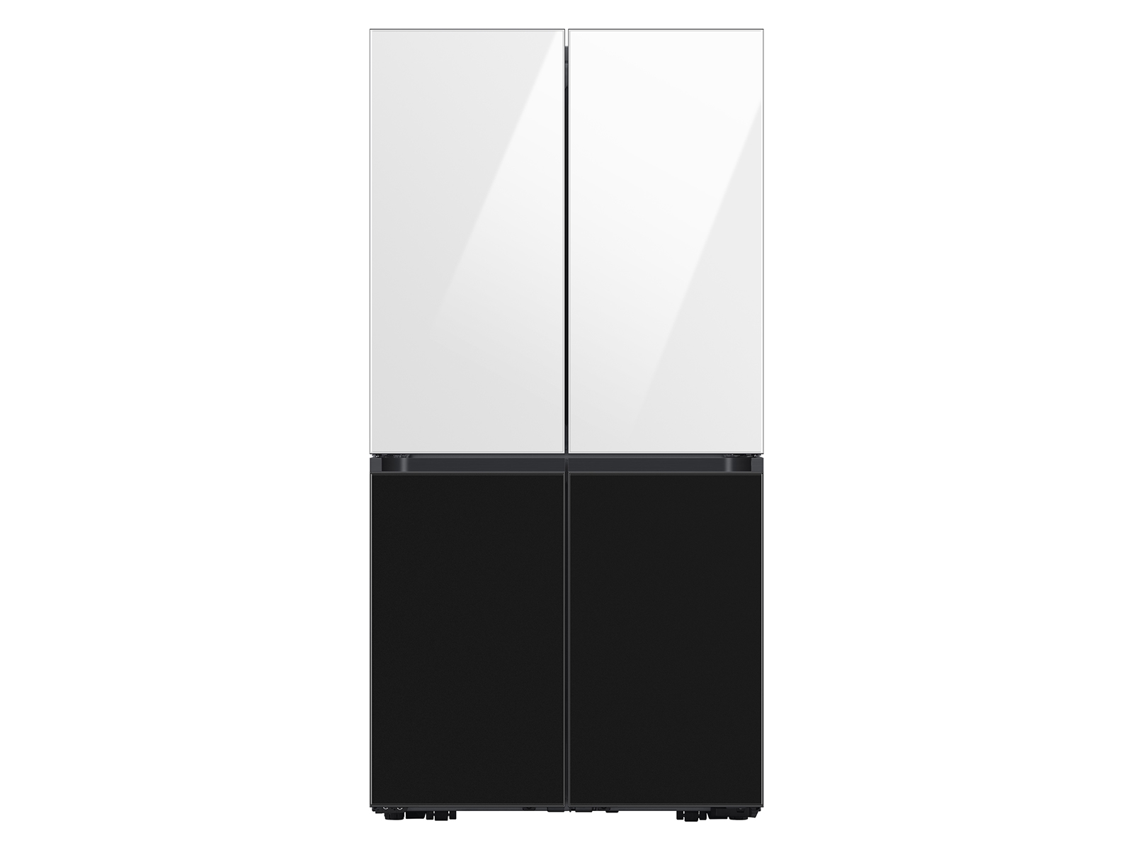 Thumbnail image of Bespoke 4-Door Flex™ Refrigerator Panel in White Glass - Top Panel