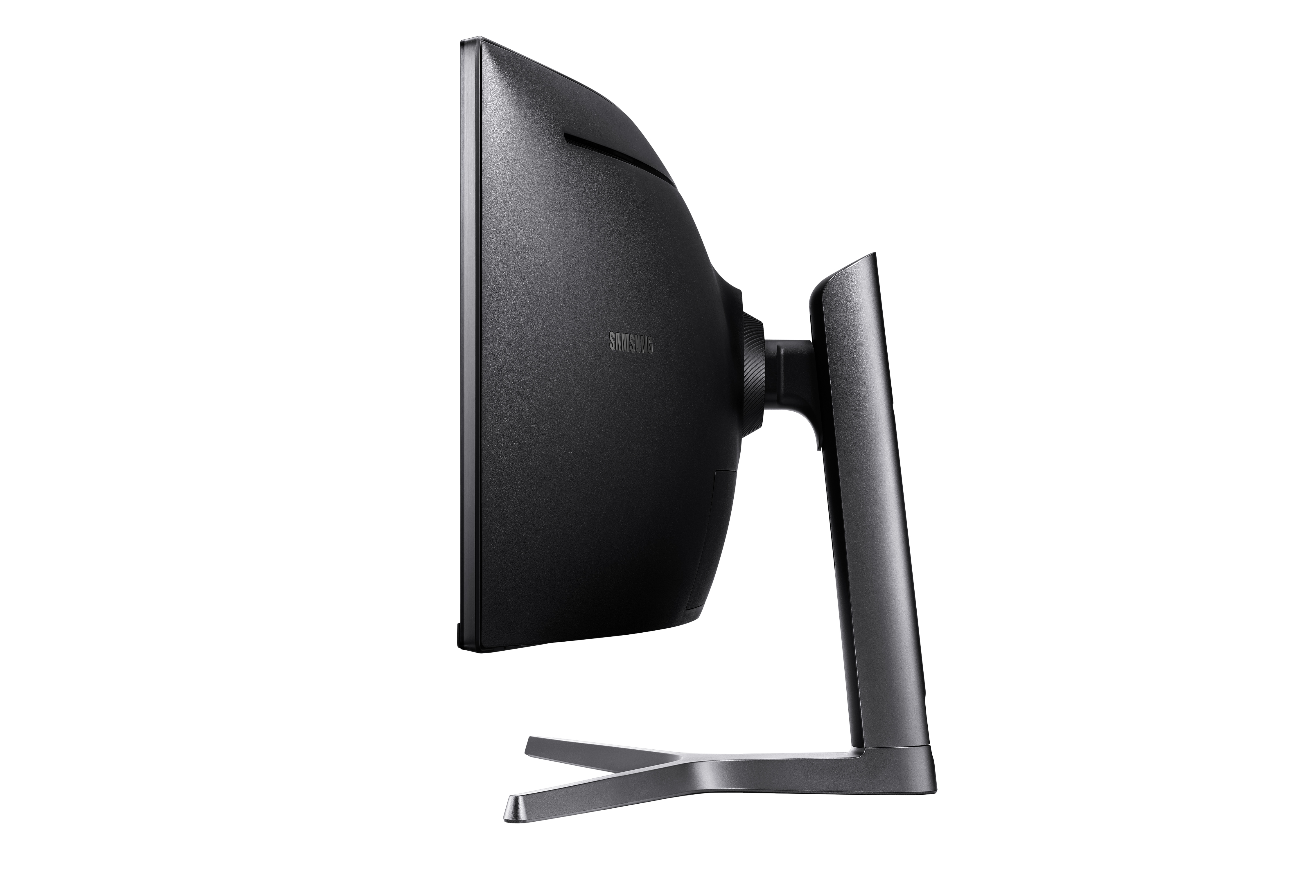 SAMSUNG 49” Odyssey CRG Series Dual QHD (5120x1440) Curved Gaming Monitor,  120Hz, QLED, HDR, Height Adjustable Stand, Radeon FreeSync, LC49RG90SSNXZA