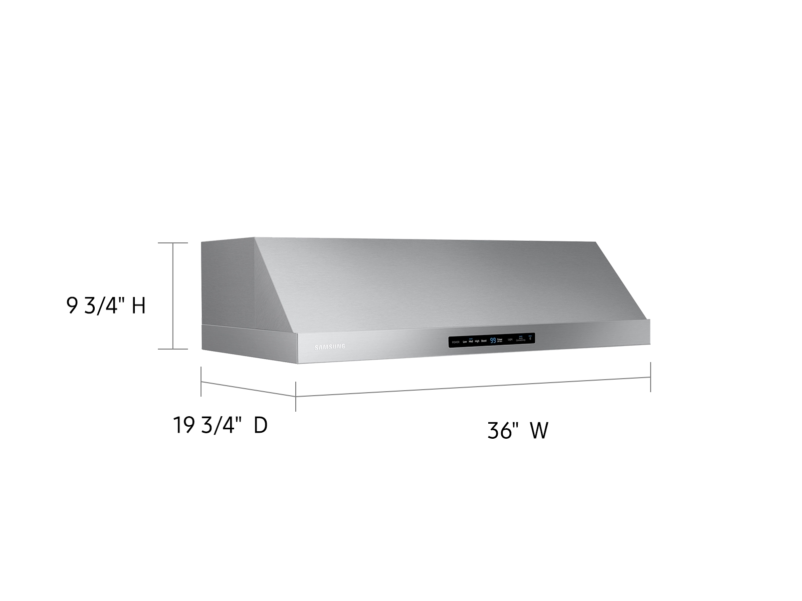 Thumbnail image of 36” Under Cabinet Hood in Stainless Steel