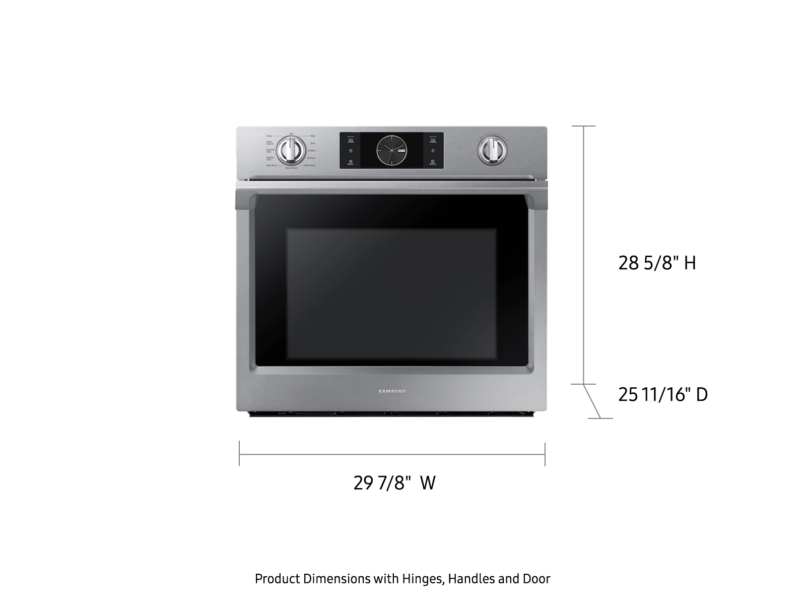 30 Smart Microwave Combination Wall Oven with Flex Duo™ in Stainless Steel Wall  Oven - NQ70M7770DS/AA