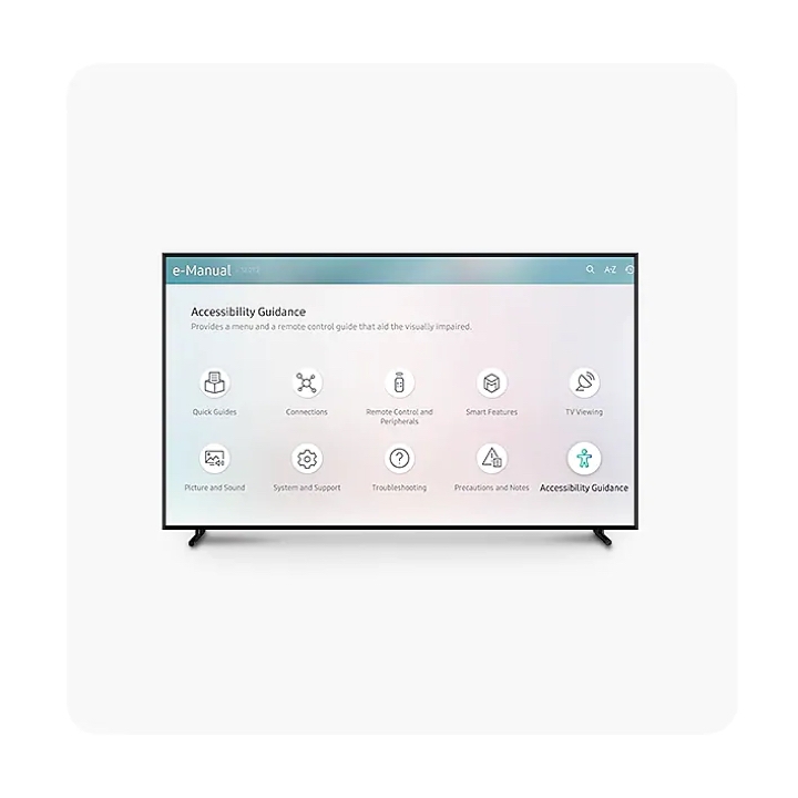Television & Home Theater Accessibility Samsung US