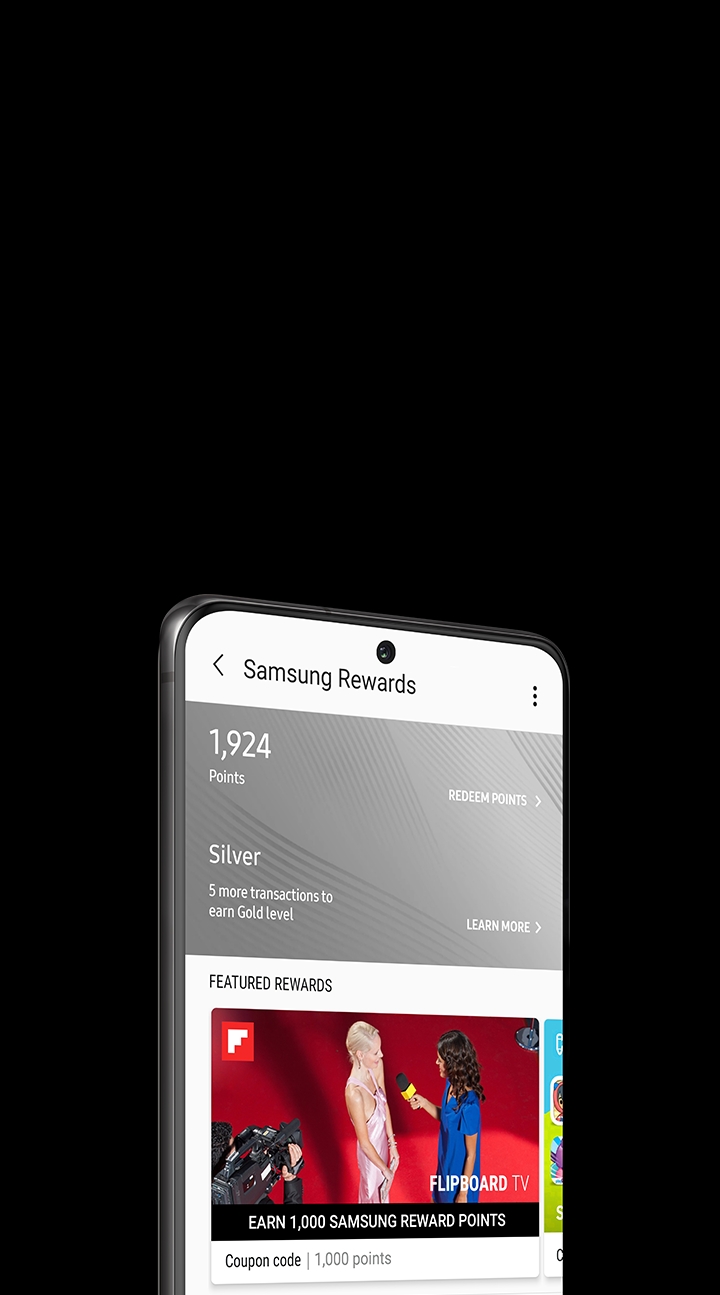 Earn 1,000 Samsung Rewards points.