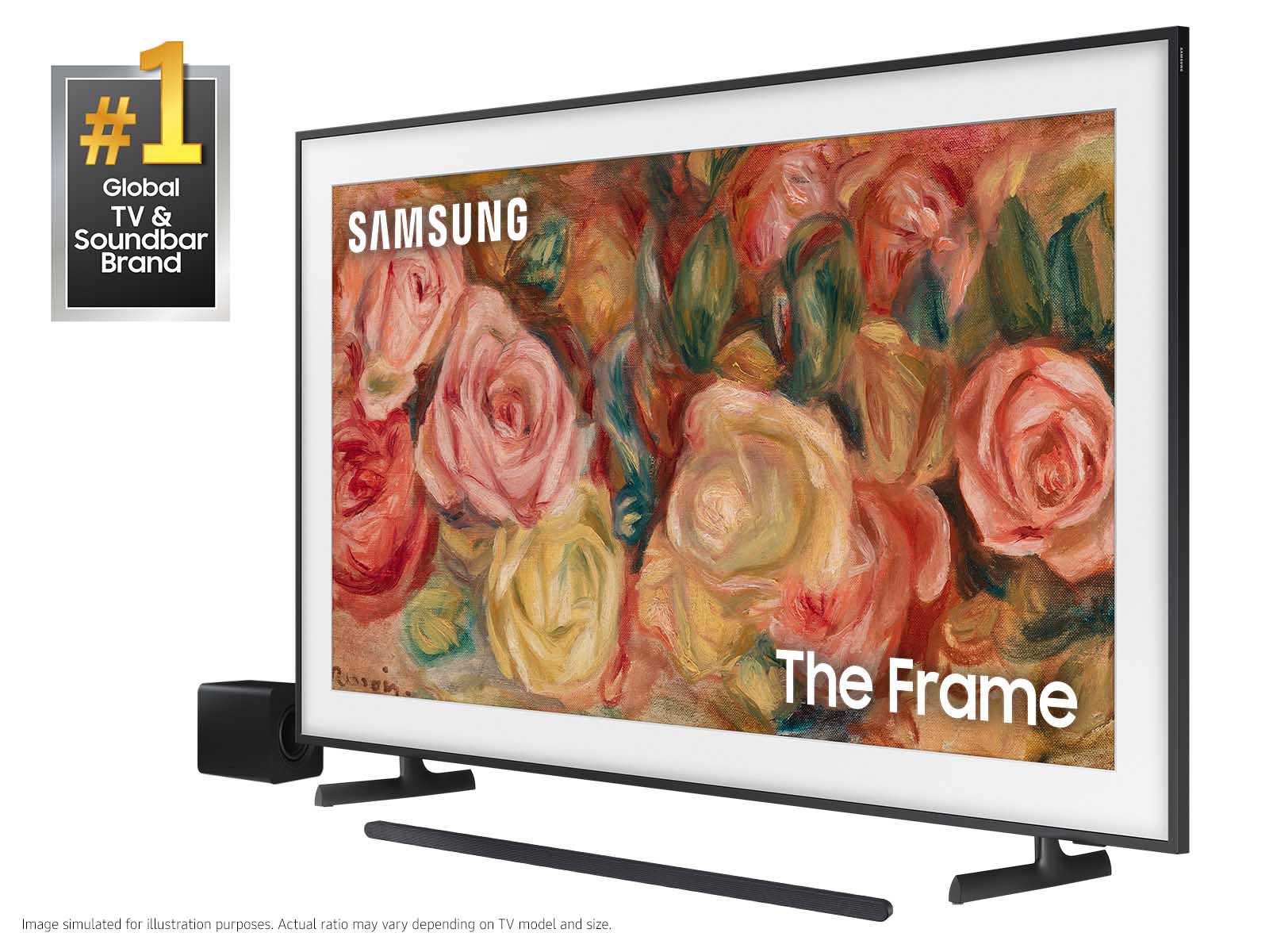 **85" Class The Frame QLED 4K with Ultra-slim 3.1.2ch. Wireless Dolby ATMOS Soundbar w/ Q-Symphony / HW-S800D**