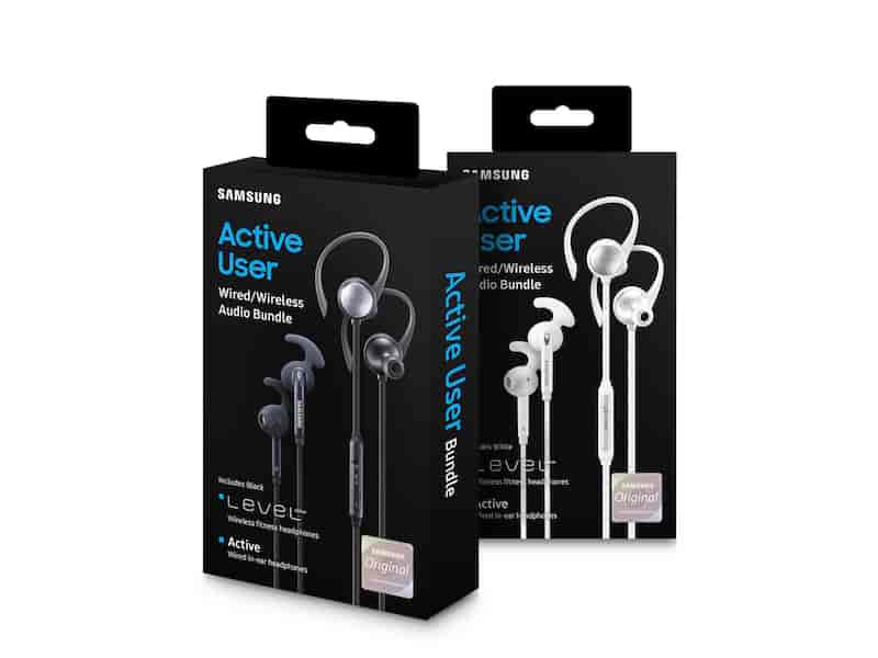 Level Active + In-Ear Headphones, Black