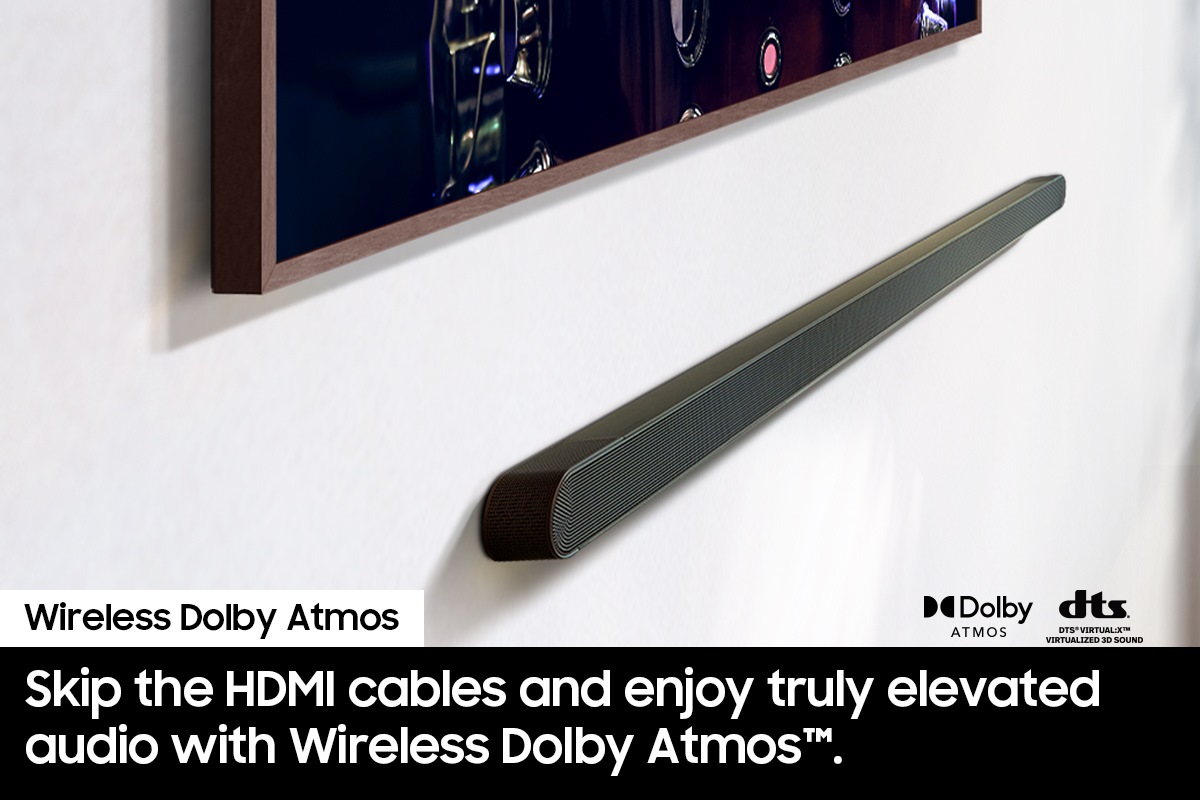 Thumbnail image of Ultra-slim 3.1ch. Wireless Dolby ATMOS Soundbar w/ Q-Symphony / HW-S700D