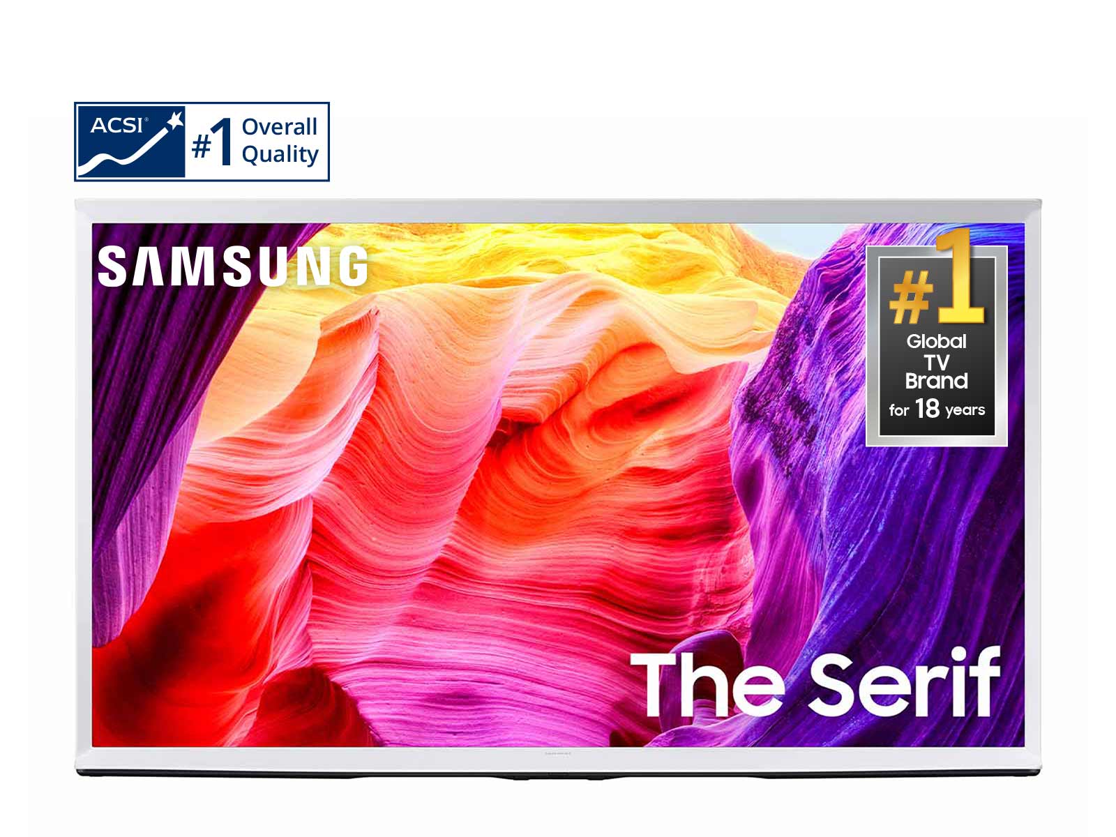 Samsung The Serif LS01D 4K Smart TV with Stand | Samsung US 