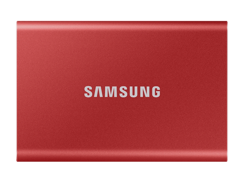 national læsning deform Portable SSD T7 USB 3.2 1TB (Red) Memory & Storage - MU-PC1T0R/AM | Samsung  US