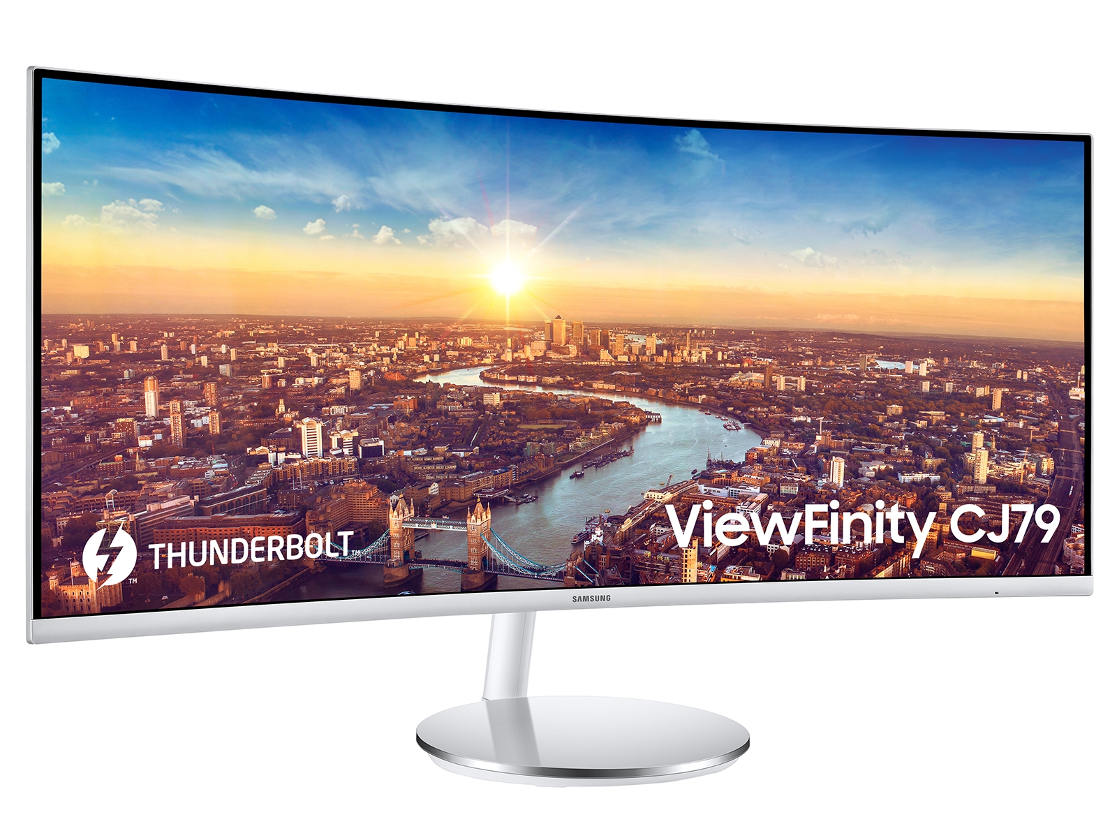 Thumbnail image of 34” ViewFinity CJ79 WQHD QLED 100Hz Thunderboltᵀᴹ 3 Ultra Wide Curved Monitor