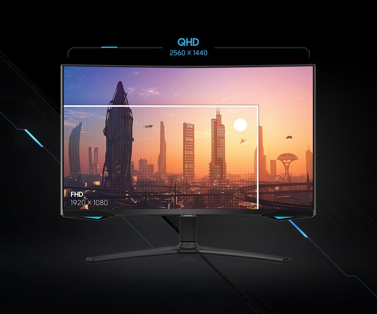 מסך גיימינג S27BG650EM Odyssey G6 SMART 2K,HDR600,240Hz מבית סמסונג