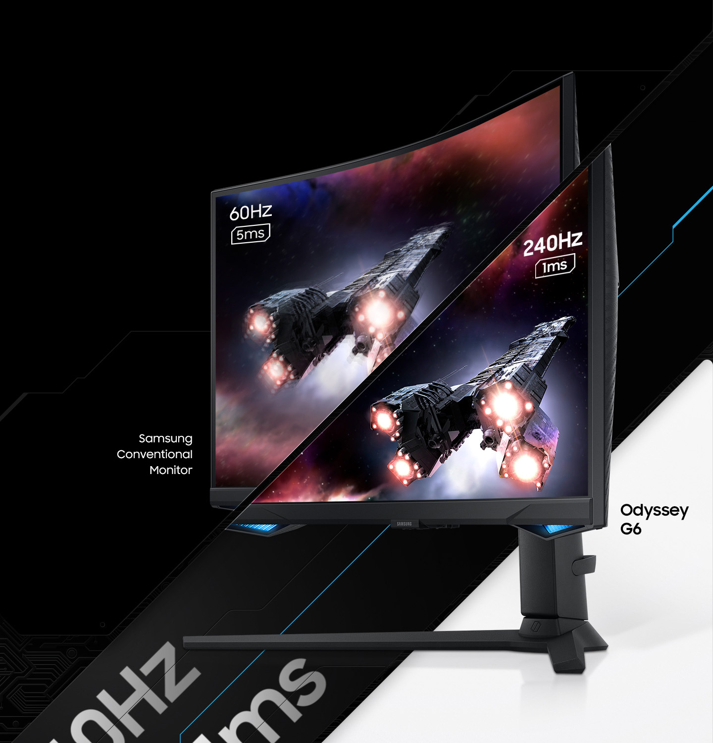 מסך מחשב גיימינג קעור "27 Odyssey S27BG650EM