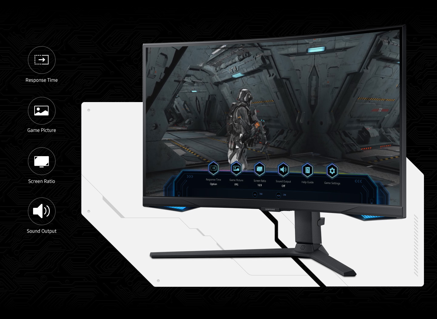 מסך מחשב גיימינג קעור 27'' Samsung Odyssey G6 