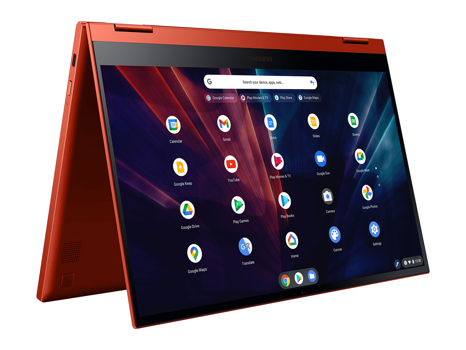 Thumbnail image of Galaxy Chromebook 2, Intel® Core™ i3 Processor, 128GB, 8GB RAM, Fiesta Red