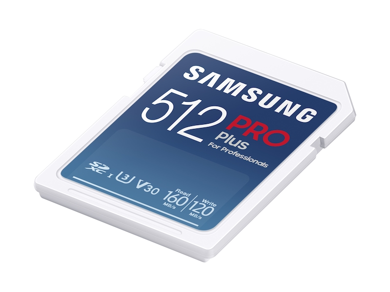 PRO Plus Full Size SDXC Card 512GB Memory  Storage MB-SD512K/AM Samsung  US