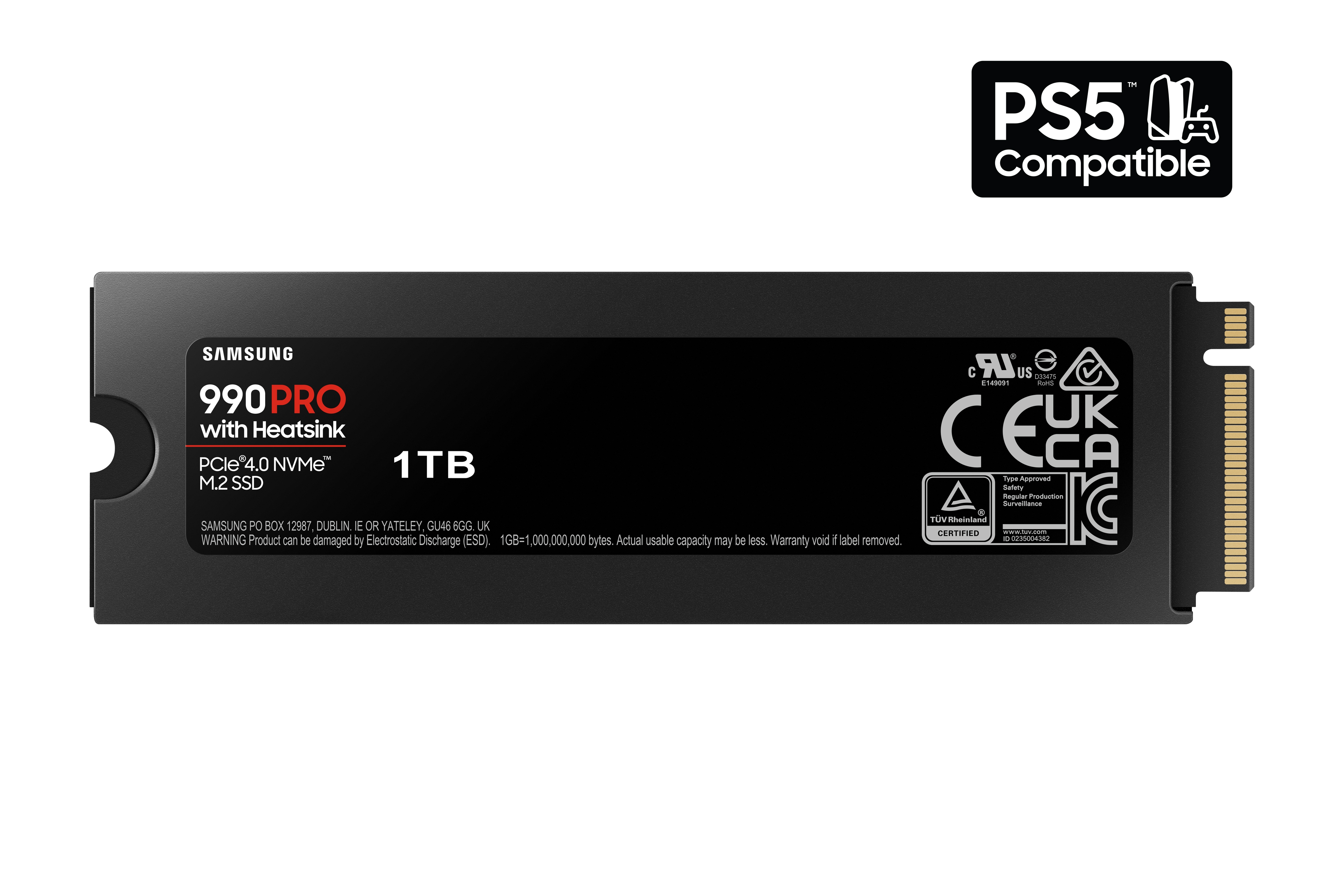 990 PRO w/ Heatsink PCIe® 4.0 NVMe™ SSD 1TB Memory & Storage - MZ 