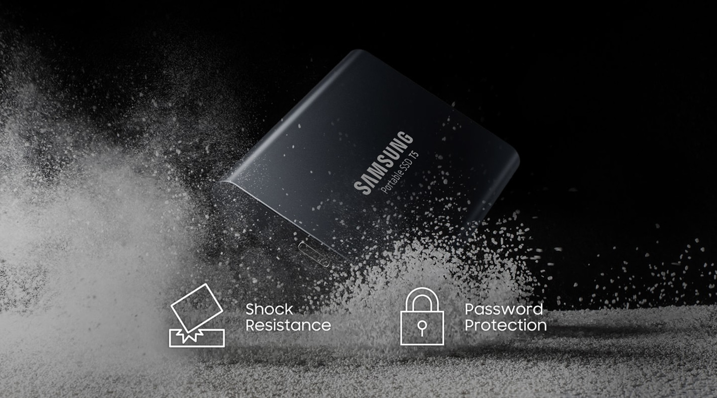 PC/タブレット PC周辺機器 Portable SSD T5 1TB Memory & Storage - MU-PA1T0B/AM | Samsung US