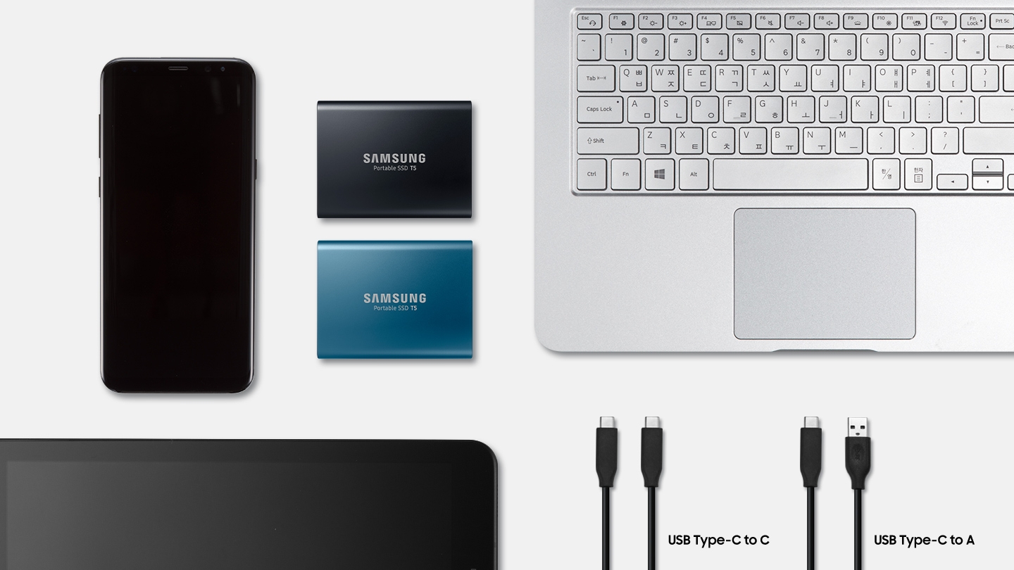 Samsung Portable SSD T5 avec 500 Go en revue