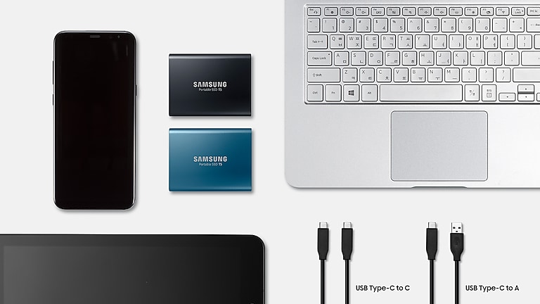 SSD externe 5GB MU-PB500B / WW de Samsung X500, noir