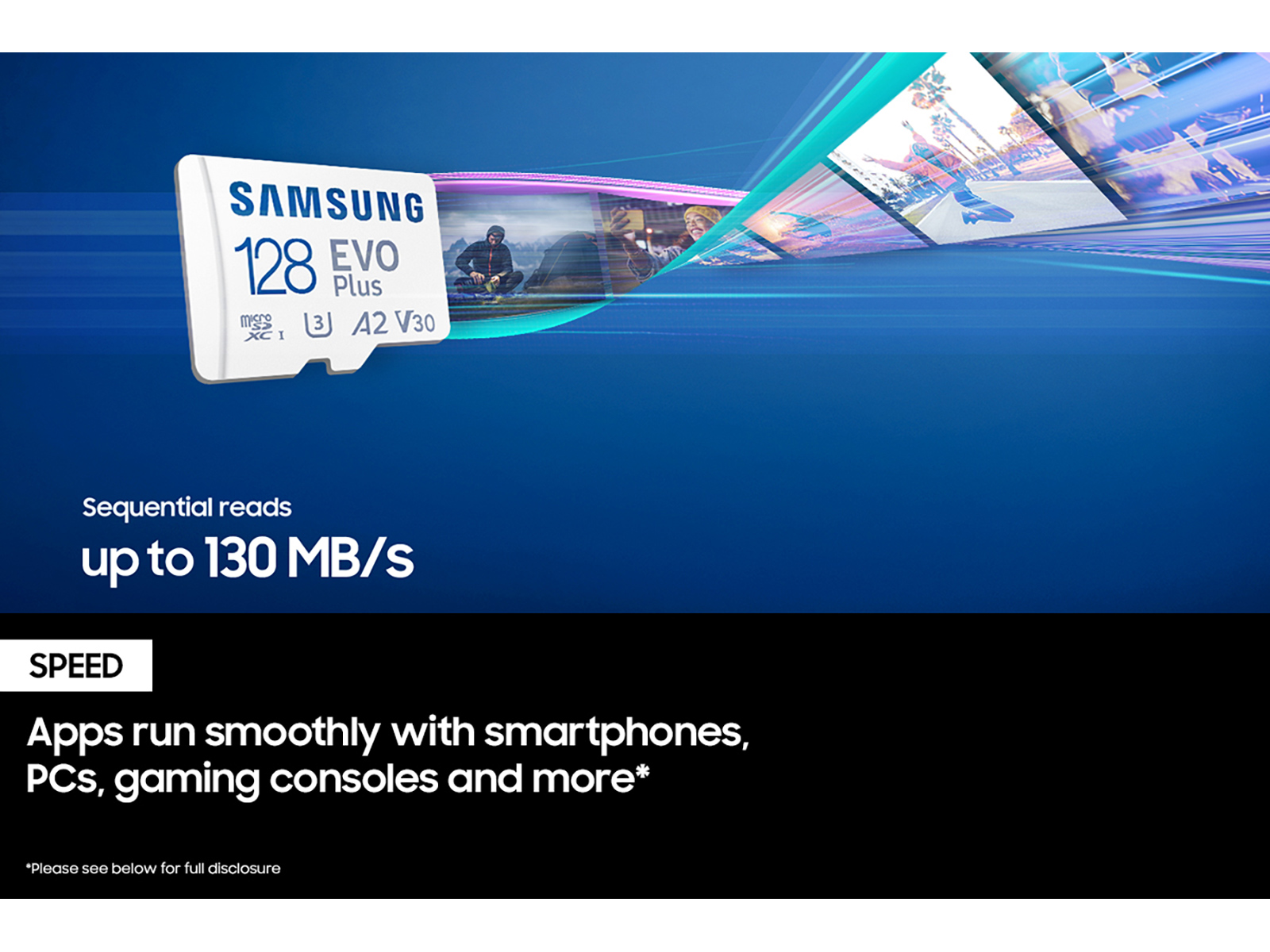 Carte Micro SD 128Go 128GB MicroSD Compatible avec Samsung Galaxy