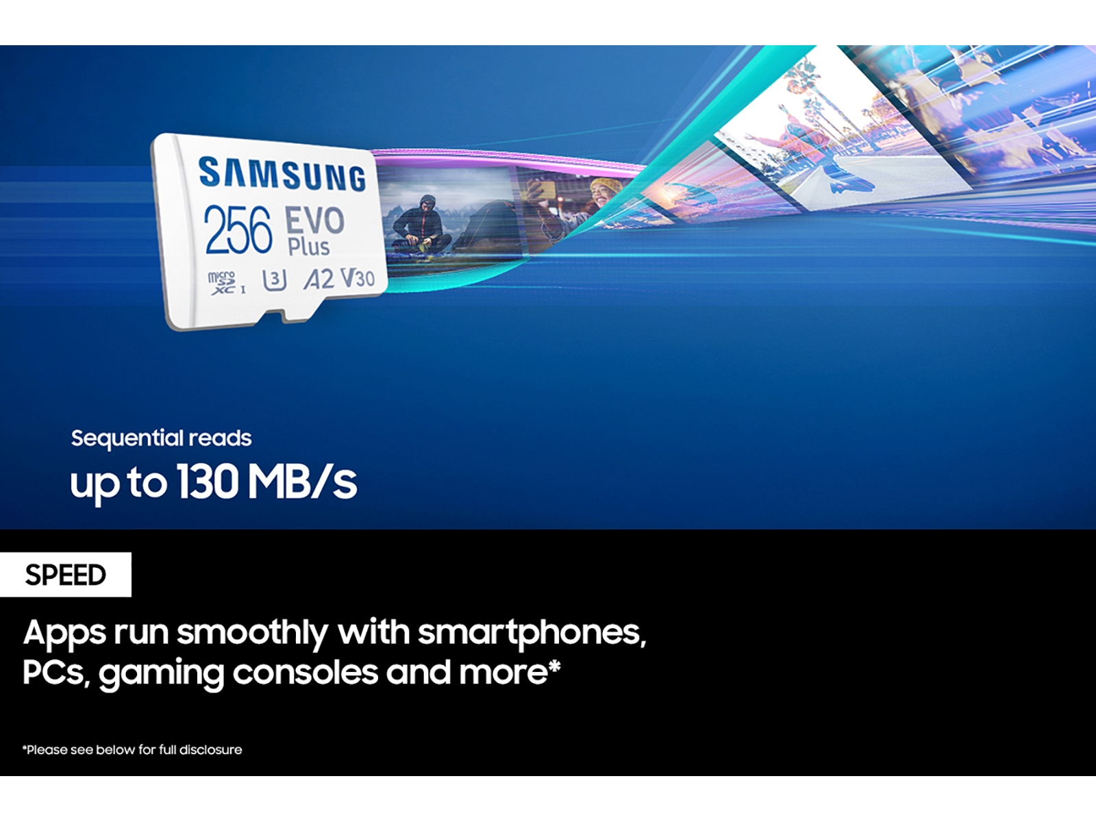 Samsung EVO Plus microSDXC 256 Go UHS-I U3 (MB-MC256DA) au meilleur prix  sur