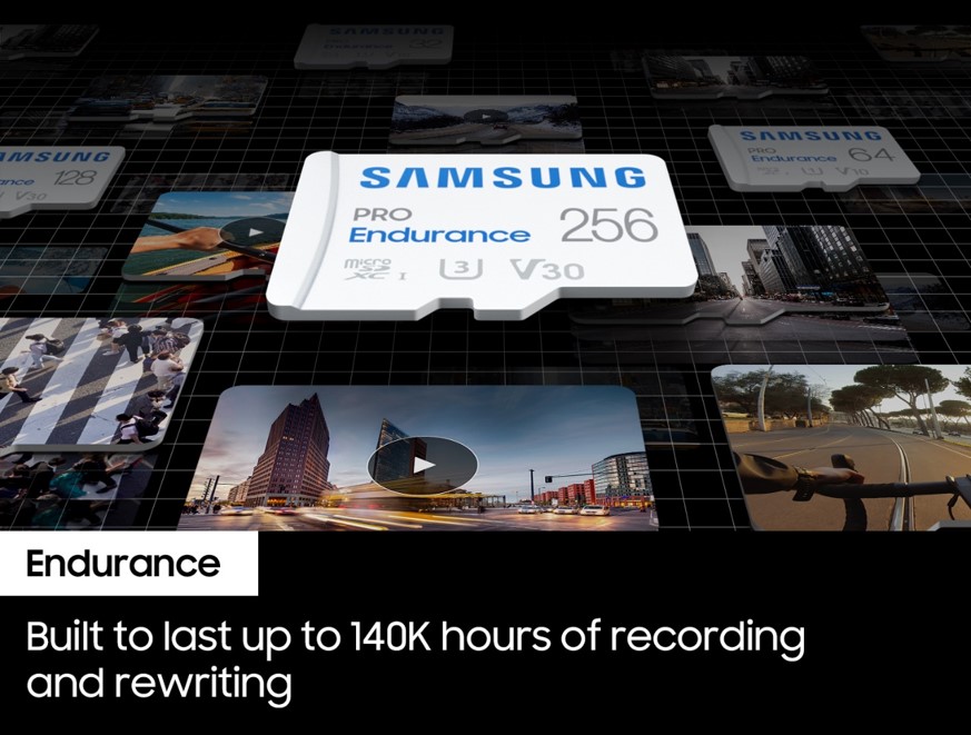 PRO Endurance 256 GB microSDXC Card UHS-I + Adapter