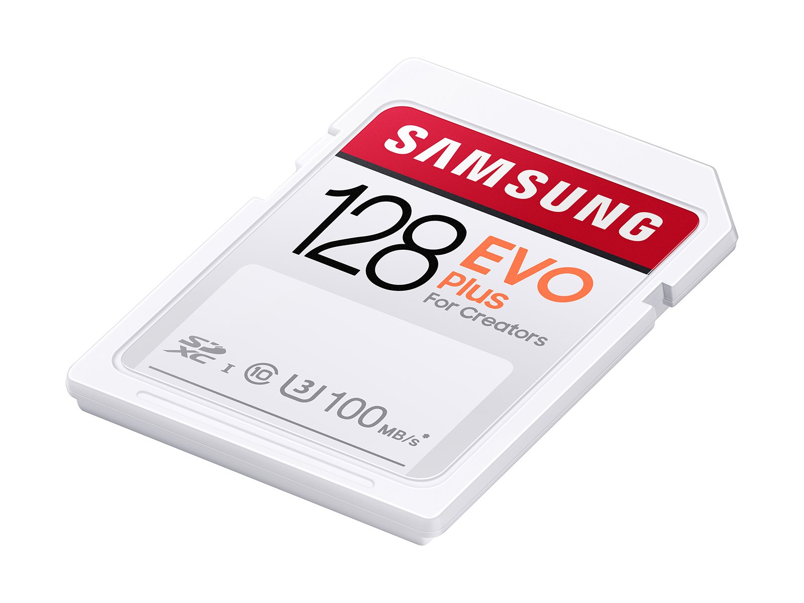 Thumbnail image of EVO Plus SDXC Full-size SD Card 128GB