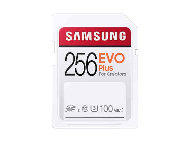 EVO Plus SDXC Full-size SD Card 256GB