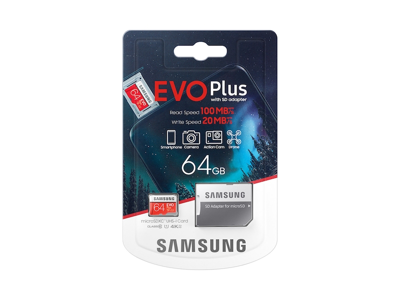 EVO Plus Memory Card 64GB & Storage MB-MC64HA/AM | Samsung US