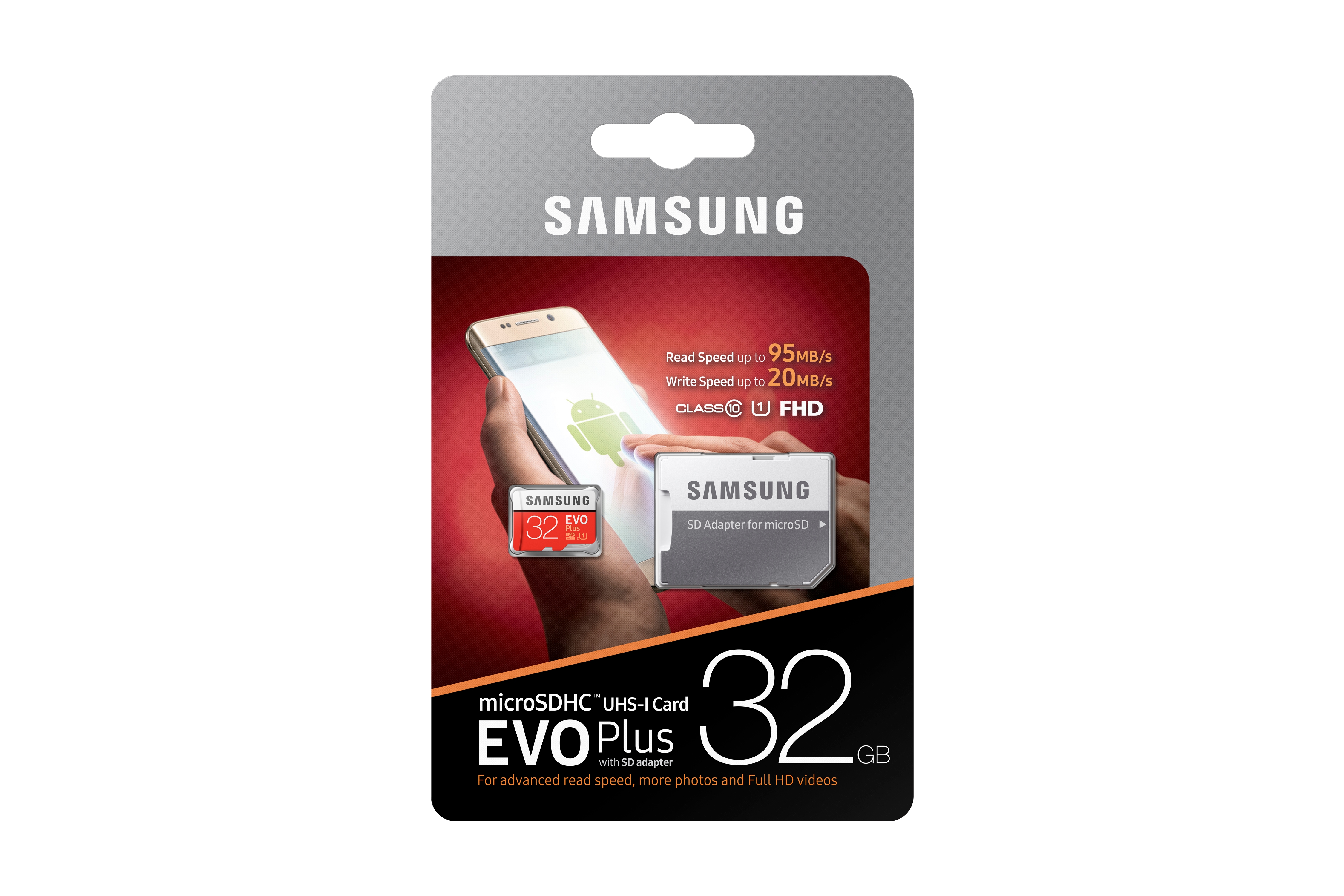 MicroSDHC 32GB EVO Memory Card with Adapter Memory & Storage - MB-MP32DA/AM