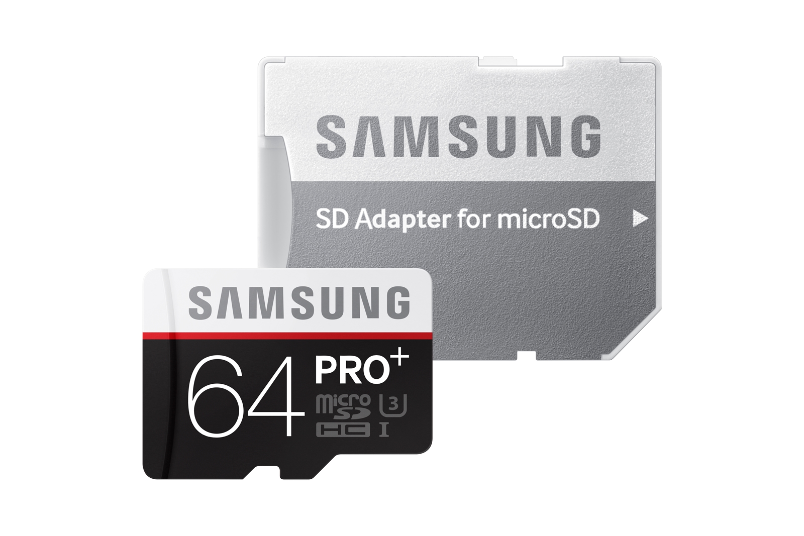 Micro SD PRO+ 64GB Memory Card w/ Adapter Memory & Storage - MB-MD64DA/AM