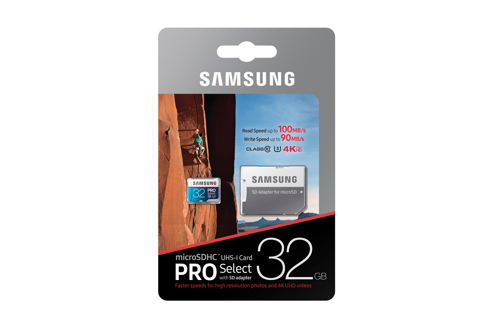 MicroSDHC PRO Select Memory Card w/ Adapter 32GB (2017 Model