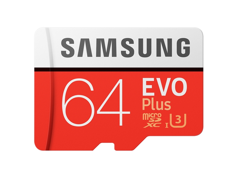 MicroSDXC EVO Plus Memory Card w/Adapter 64GB