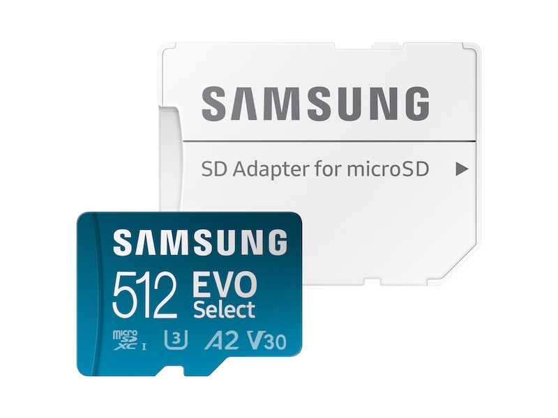 EVO Select + Adapter microSDXC 512GB Memory & Storage - MB-ME512KA/AM