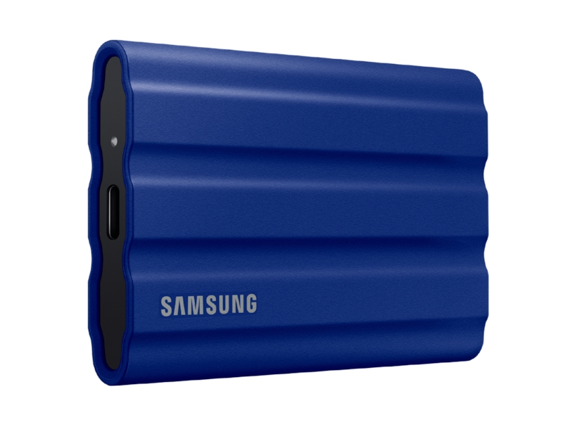 Portable SSD T7 Shield USB 3.2 2TB (Blue) Memory & Storage - MU
