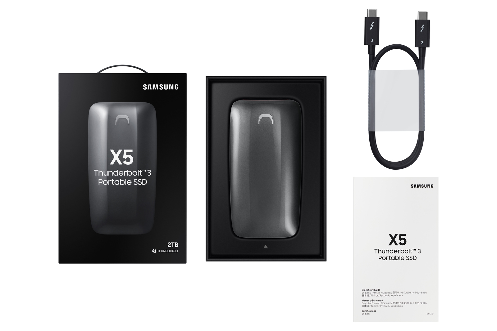 Portable SSD X5 2TB Memory & Storage - MU-PB2T0B/AM | Samsung US